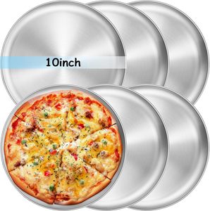 SS304 Dishwasher Safe Kids 14cm 17cm 20cm 23cm 26cm 30cm Stainless Steel <strong>Pizza</strong> Pans Dinnerware BBQ Tray Restaurant Salad <strong>Plates</strong> - Product Image 5