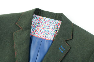 Veste de costume décontractée pour homme <span class=keywords><strong>TOPLIFE</strong></span>, col en V, simple boutonnage, coupe-vent, polyester/viscose - Product Image 3