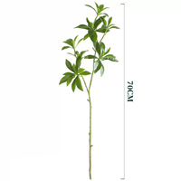 Tige artificielle de Pieris japonica, branche de verdure artificielle réaliste Andromeda japonaise pour la décoration de mariage et de la maison