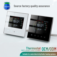 Termostato inteligente WiFi con pantalla táctil LCD Nest Compatible Programable HVAC Android Apple IOS Aplicación de calentamiento de agua para el hogar