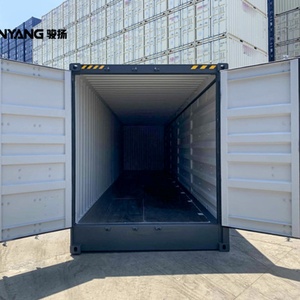 Conteneur de transport de marchandises sèches en acier Corten 40HC, best-seller, dernière innovation de l'usine avec paroi latérale entièrement ouverte et quatre portes - Product Image 3