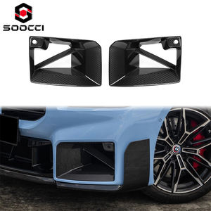 Juego de Conductos de Aire Delanteros Estilo MP de Fibra de Carbono Seca para BMW G87 M2 Coupé, Rejilla M Performance, Kit de Ventilación de Aire, Cubierta de Parachoques, Moldura <span class=keywords><strong>2023</strong></span>+ - Product Image 1