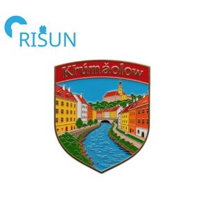 Usine tchèque républicain Prague voyage Souvenir broche Badge aimant personnalisé république tchèque carte drapeau chapeau casquette épinglette insigne emblème - Product Image 4