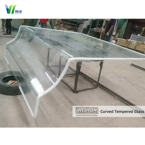 Verre Trempé Courbé Transparent de Qualité Supérieure <span class=keywords><strong>pour</strong></span> Salle de Bain, Extérieur et Décoration Industrielle - Haute Résistance, Isolation Basse Émissivité - Product Image 5