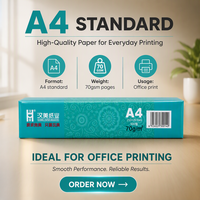 Papier à copier professionnel en rouleau A4 70 g/m² blanc pour centre de copie