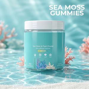 Private Label <strong>Sea</strong> <strong>Moss</strong> Gummies Skin Beauty Supplement Organic <strong>Sea</strong> <strong>Moss</strong> Gummy Candy for Skin Care - Product Image 2