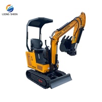 CE EPA סין מיני הידראולי מחפר קטן מיני חופר 1ton 2 טון 3ton 6ton זול מחיר עבור חקלאי חופר