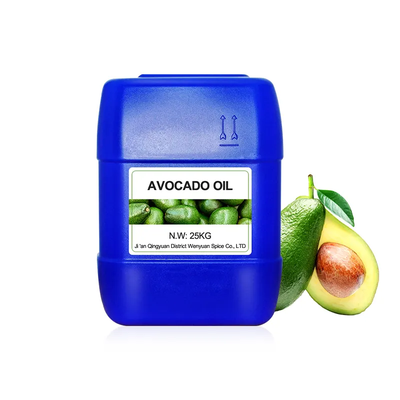 Üreticiler toptan avokado uçucu yağ satmak için tüm doğal bitkiler soğuk preslenmiş avokado yağı ekstre