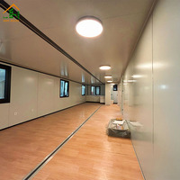 Conteneur modulaire extensible de 20 pieds en panneaux préfabriqués de luxe pour la vente en gros - Bâtiment en panneaux sandwich en acier, écologique et à assemblage rapide