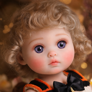 Muñeca Bebé Reborn de Vinilo de 18 Pulgadas con Disfraz de Bruja para Halloween, Alas de Murciélago, Varita de Estrella y Cabello Rizado, Muñeca Recién Nacida para Juego de Imitación - Product Image 3