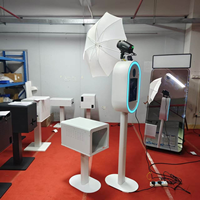 Machine photomaton XLP en métal à hauteur réglable, impression instantanée en libre-service, kiosque pour événements, location pour mariage et fête