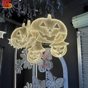 Nouvel Arrivage Lumières LED Citrouille Suspendues Décorations d'Halloween Style Moderne Personnalisé Décoration de Plafond - Product Image 5