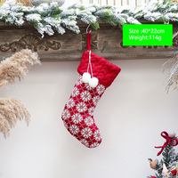 Chaussettes de Noël en gros, chaussettes de Noël festives pour enfants, décoration de la maison, ornement de fête, cadeau