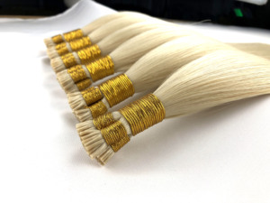 Cheveux humains Ruikang I Tip pour tresses, sans traitement chimique, cuticules alignées - Product Image 5