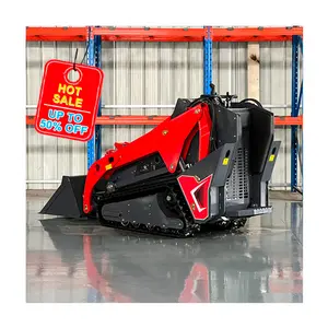 Free Shipping EPA ERUO V Chinese Cheap Skid Street Loader 1500kg Earthmoving Machinery Farm Mini Skid Street