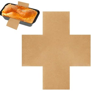 Silicone Parchment Paper For Mini Bread Molds Non Stick Baking Mat Rectangle 100 Packs Oven Safe Muffin Pans - Product Image 4