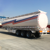 Réservoir d'eau à Semi-remorque pour liquide, 8 l, 3 axes, 42000l, réservoir à huile, revêtement Diesel, réservoir de carburant