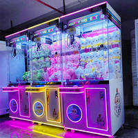 Máquina de Grúa Metálica Personalizable al por Mayor de Fábrica, Dispensador de Peluches Operado con Monedas (Enchufe CN) para Centros de Juegos y Parques Infantiles