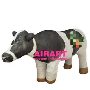 Costume gonflable de vache costume gonflable d'animal costume gonflable de bétail laitier