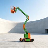 Plateforme de travail aérienne articulée autopropulsée électrique Jiubang 12M fiable avec flèche hydraulique et garde au sol de 0,3 m