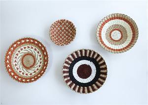 Vintage Boho Ferme Décoration Murale Art Carré Choses Décoratives pour Chambre En Gros Paniers Décoration Maisons Chambre D'invités - Product Image 2