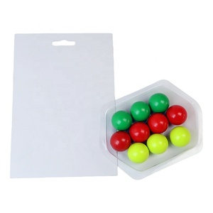 ZQURE Factory Direct Wooden Petanque Jack 30mm Colored Fluorescent Target Ball 10-Piece Set - Product Image 3