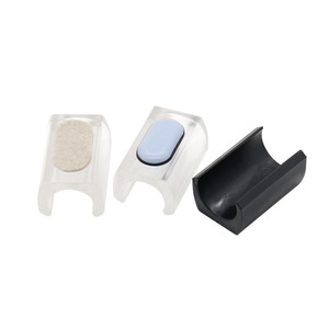 Patins <span class=keywords><strong>de</strong></span> protection pour pieds <span class=keywords><strong>de</strong></span> <span class=keywords><strong>chaise</strong></span> à glissière en <span class=keywords><strong>plastique</strong></span> OEM, base en feutre PTFE, pour bureau et maison, faible bruit - Product Image 5