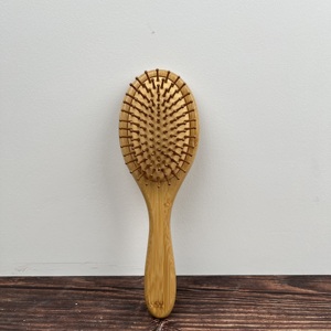 <span class=keywords><strong>Brosse</strong></span> à <span class=keywords><strong>cheveux</strong></span> en bambou naturel avec coussin d'air <span class=keywords><strong>Poils</strong></span> <span class=keywords><strong>de</strong></span> bambou pour démêler la <span class=keywords><strong>brosse</strong></span> à <span class=keywords><strong>cheveux</strong></span> en bois pour le massage du cuir chevelu Hommes Femmes - Product Image 3