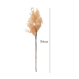 Hierba Artificial Decorativa, Flor de Plástico Color Rosa Champán, Decoración para Interiores, Bodas y Hogar - Product Image 5