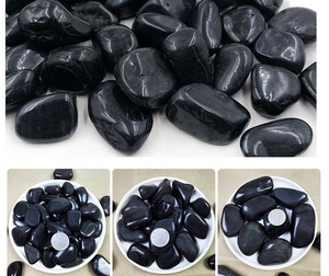 Natural High Polished Black Pebble <strong>Stone</strong> with <strong>Good</strong> Quality Cobble <strong>Stone</strong> As Landscaping Decoration From China Supplier - Product Image 3