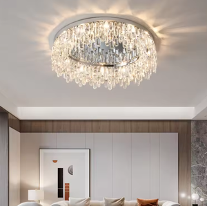 New Arrival Zeal Lighting clear Crystal <b>Ceiling</b> Chandeliers Creative Cheap Art Glass Pendant <b>Light</b> <b>for</b> Dining <b>Room</b> - Product Image 2