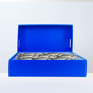 Bán buôn tùy chỉnh sóng nhựa chuyển hộp với nắp cứng hóa chất kháng và tái sử dụng cho hải sản có thể tái chế - Product Image 4