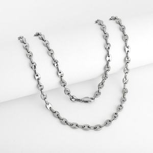 Cadena de Acero Inoxidable Plateada y de Oro Sólido de 18k, Moderna, Duradera y Resistente a la Decoloración, para Hombres y Niños - Product Image 5