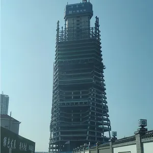 Edificio de acero prefabricado Estructura prefabricada Edificio de acero de gran altura para centros financieros