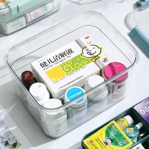 Caja de almacenamiento de doble compartimento para botiquín familiar, caja de almacenamiento con hebilla de cinturón portátil de gran capacidad, juego completo de caja de emergencia - Product Image 4