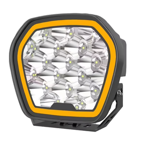 Foco LED superbrillante de 7 pulgadas para camión 4x4 todoterreno con luces de circulación diurna de dos colores Luz de conducción LED de 95W - Product Image 1
