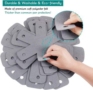 Protezioni per <span class=keywords><strong>pentole</strong></span> più spesse e più grandi separatori per <span class=keywords><strong>pentole</strong></span> in feltro - Product Image 6