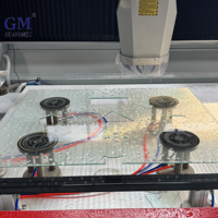 Machine CNC automatique pour le verre, machine de travail du verre, machine de polissage et de façonnage pour la découpe de verre en forme