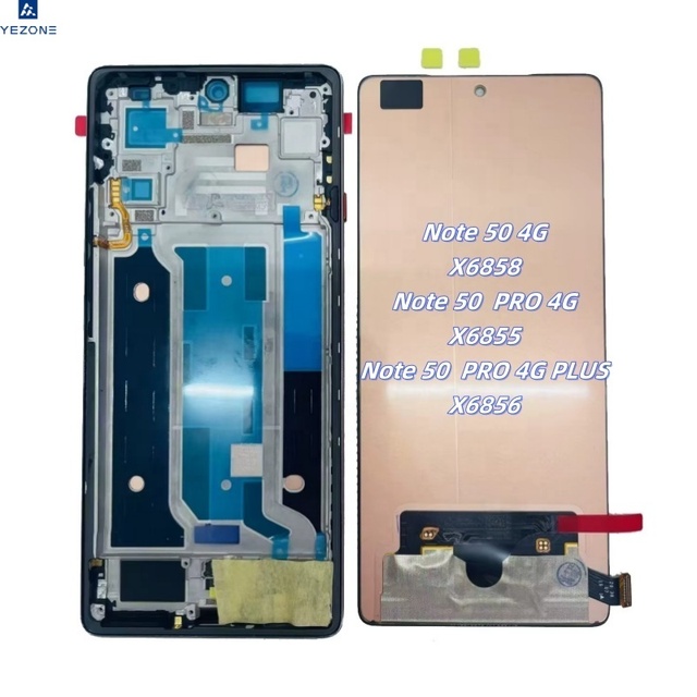 Oled Screen for Infinix Note 50 4G X6858 Note 50 Pro 4G X6855 Note 50 Pro 4G+ X6856 120Hz Amoled Lcd for Infinix Mobile Display