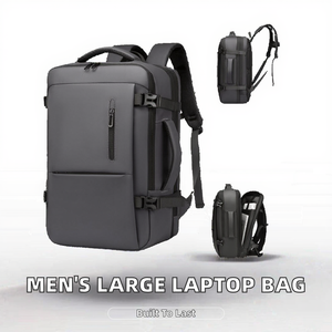 Boys' Waterproof Oxford Travel <b>Backpack</b> with USB Large Capacity 17.3-inch Computer Pack <b>Business</b> & Student Multi-functional - Product Image 3