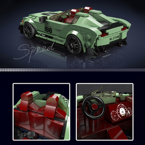 27046 Mini Car Series T.Supra Eight-Compartment Car Display <b>Box</b> Set Children's Educational Assembly <b>Toy</b> - Product Image 6