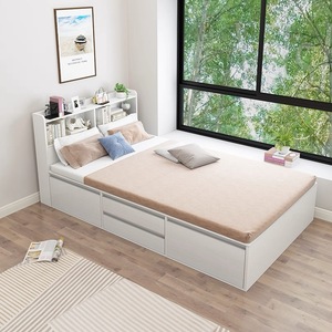 Letti dormitorio scuola semplice di alta qualità piccola camera singola set set letti letto di stoccaggio - Product Image 3