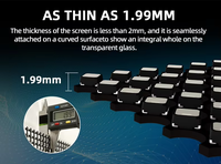Écran d'affichage LED transparent holographique P3.91 P6.25 pour mur vidéo publicitaire 3D, vitrine