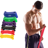 Bandas Elásticas de Látex Natural para Fitness, Entrenamiento en Casa, Yoga, Fisioterapia