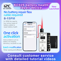 Testeur de réparation de récupération de santé de batterie i2C KC02S pour iPhone11 à 15promax Problème de batterie Instrument d'activation en un clic