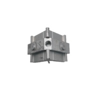 XUANQING Moderne 6063-T5 Profilé d'angle en aluminium primaire, barre d'espacement, profilé en aluminium massif durable pour portes, fenêtres, maison et bureau