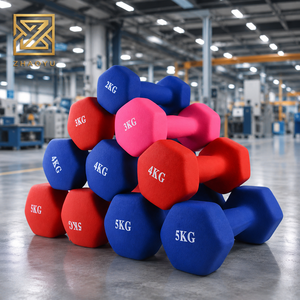 Juego de Mancuernas Recubiertas de Neopreno ZY, Pesas Hexagonales Antideslizantes para Mujeres y Hombres, para Gimnasio en Casa, Yoga, Pilates, Entrenamiento de Fuerza - Product Image 5