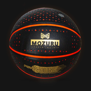 MOZURU Luminous Custom Glow In The Dark Bright Gifts Light Up LED <span class=keywords><strong>Basket</strong></span> Basketball Ball - Product Image 1