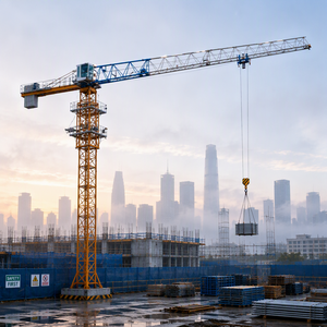 Grúa <span class=keywords><strong>Torre</strong></span> Eladas Zoomlion de 6 Toneladas en China, Pluma de 60m, Altura Independiente de 40 Metros - Product Image 1