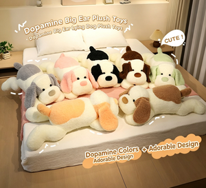 Peluche de <span class=keywords><strong>Perro</strong></span> con Orejas Grandes, Ultra Suave y Esponjoso, Almohada de Peluche para Dormir y Abrazar, Regalo para Niños y Adultos - Product Image 1